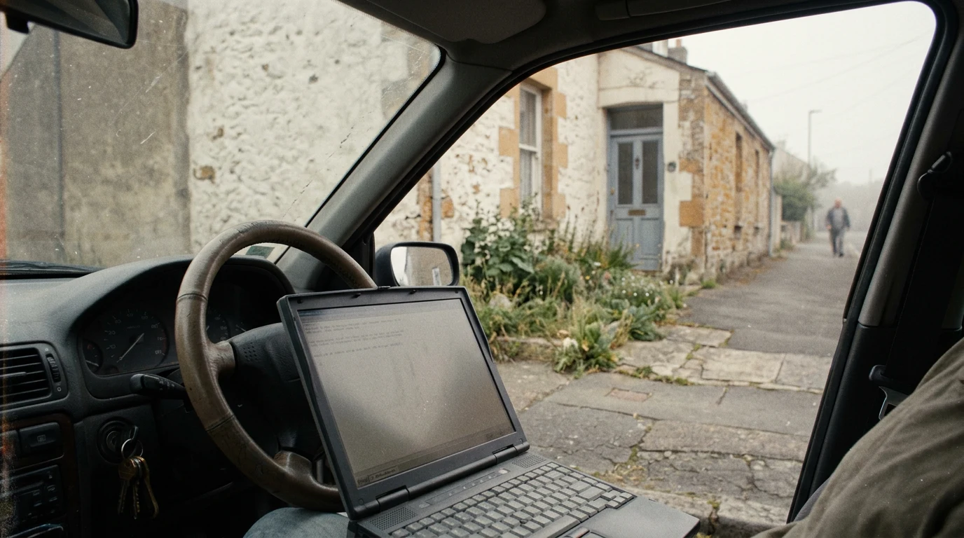 The Car by the House